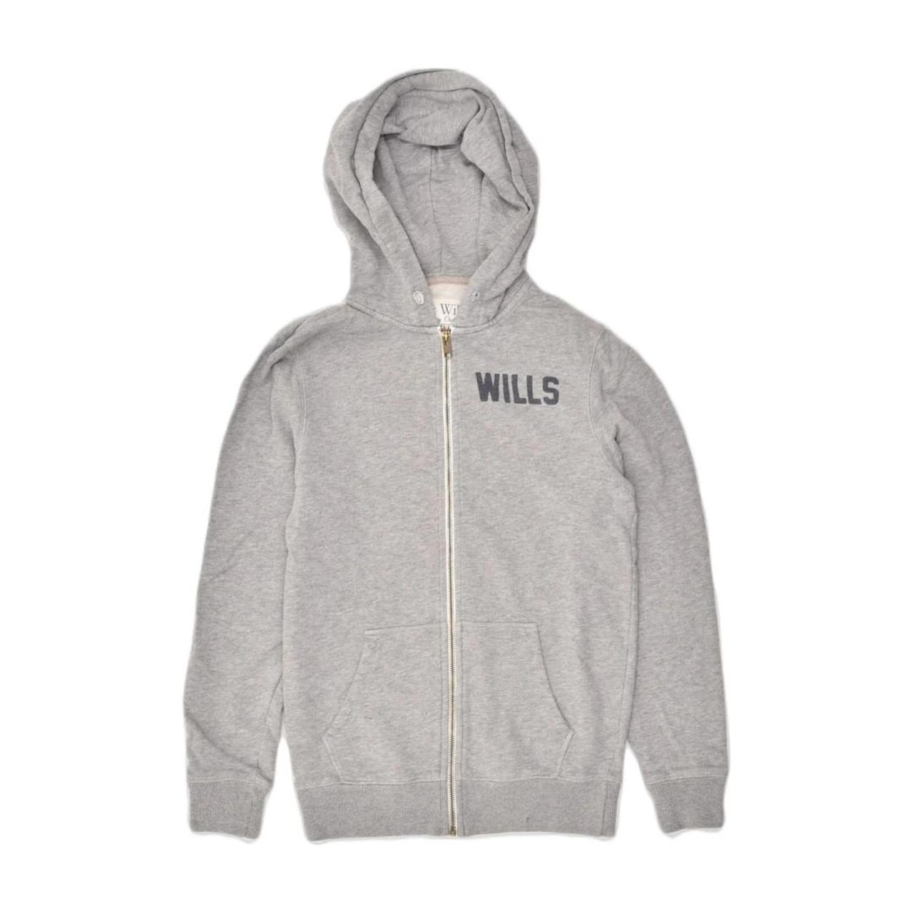 Jack wills grey zip hoodie on sale