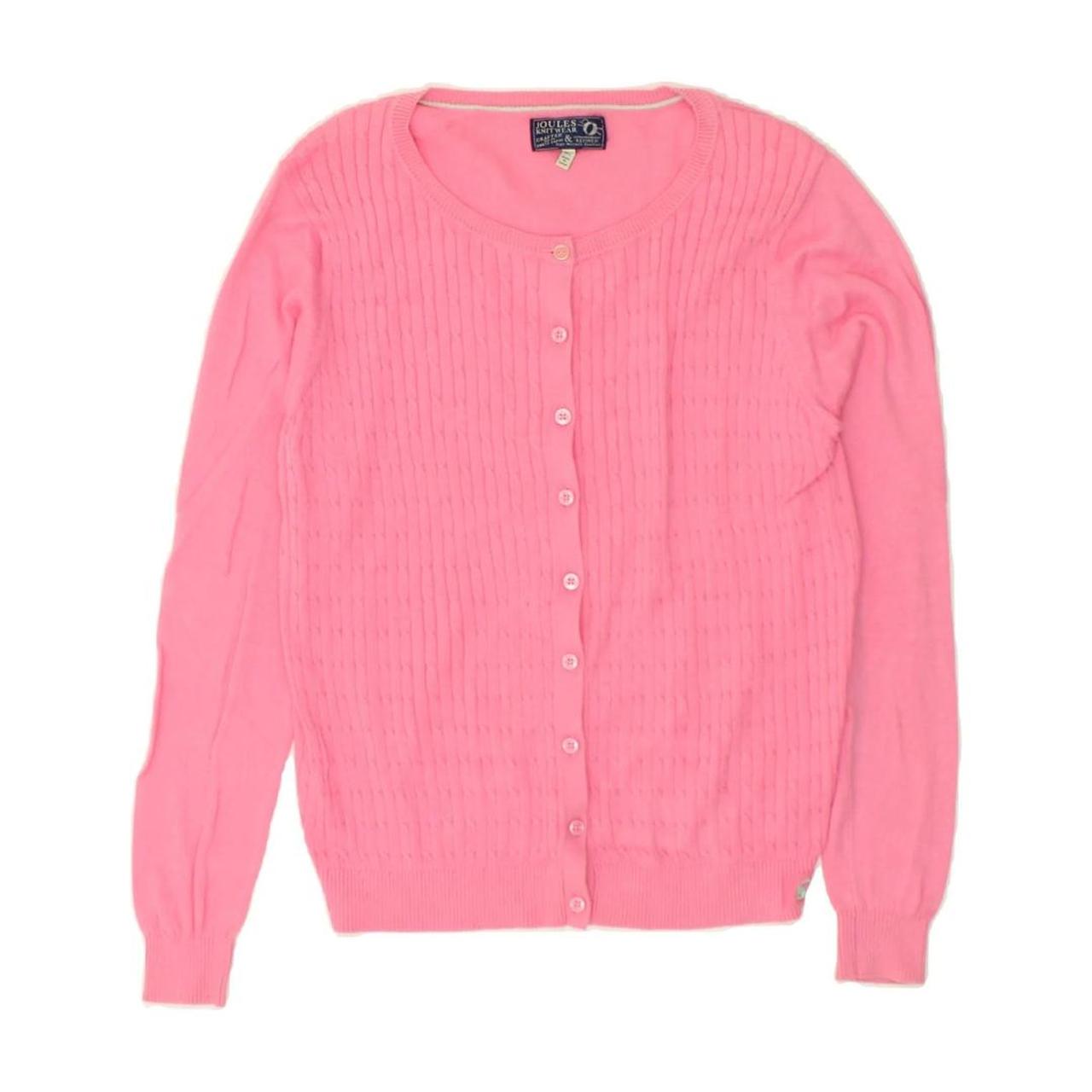 Ladies pink cardigan size 14 best sale