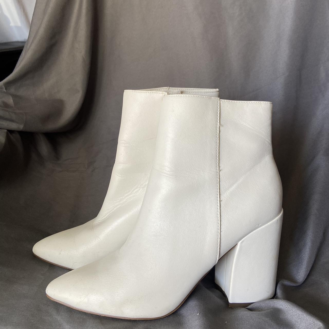 Madden girl white booties best sale