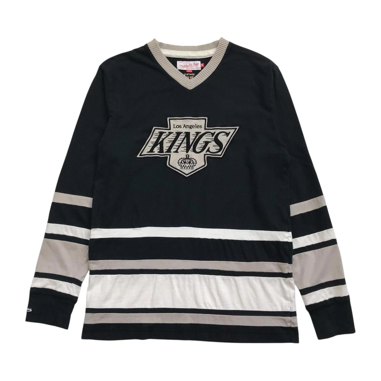 Mitchell & Ness Men's T-shirt - Black/Grey - M – Mitchell & Ness LA Kings Long Sleeve …