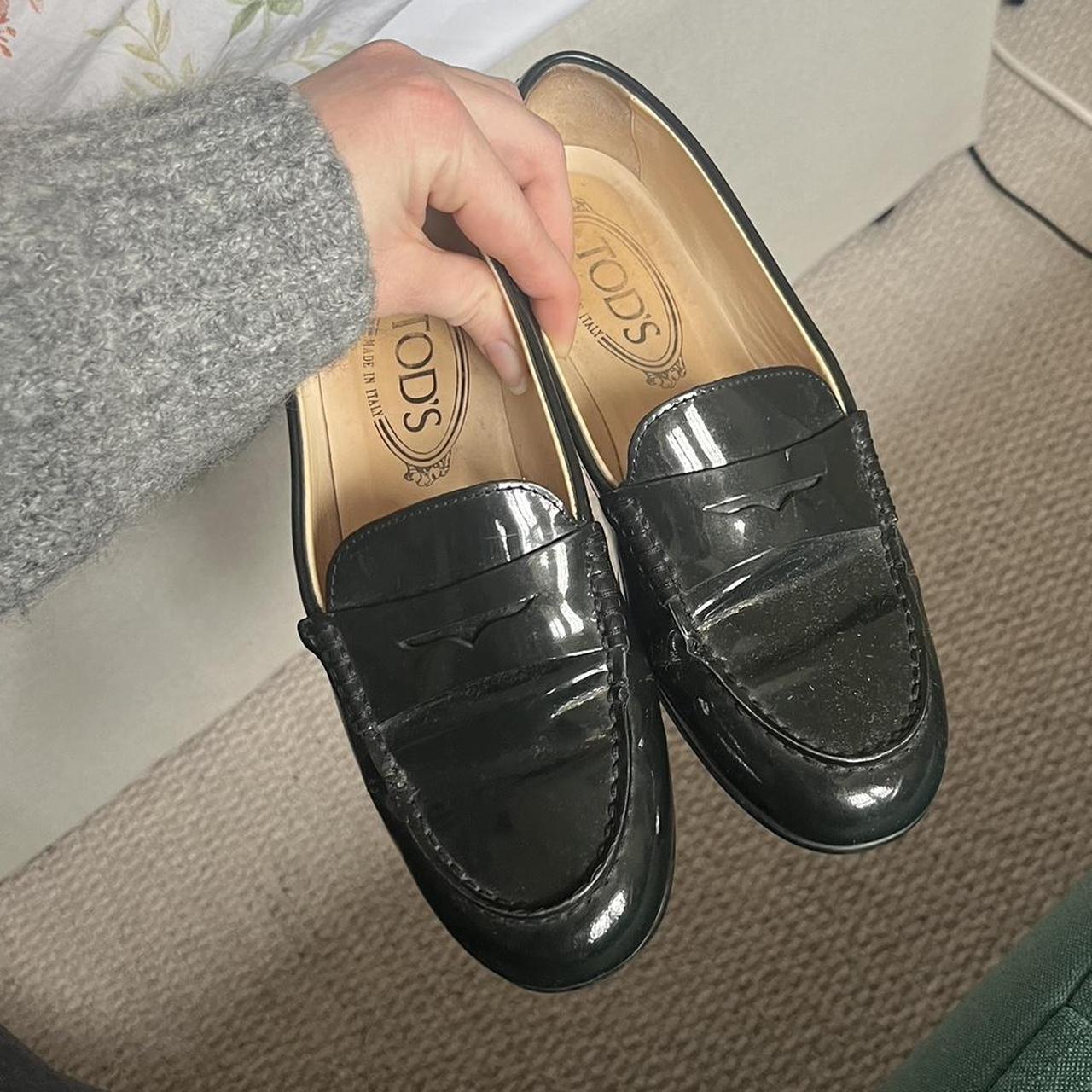 tods backless loafers