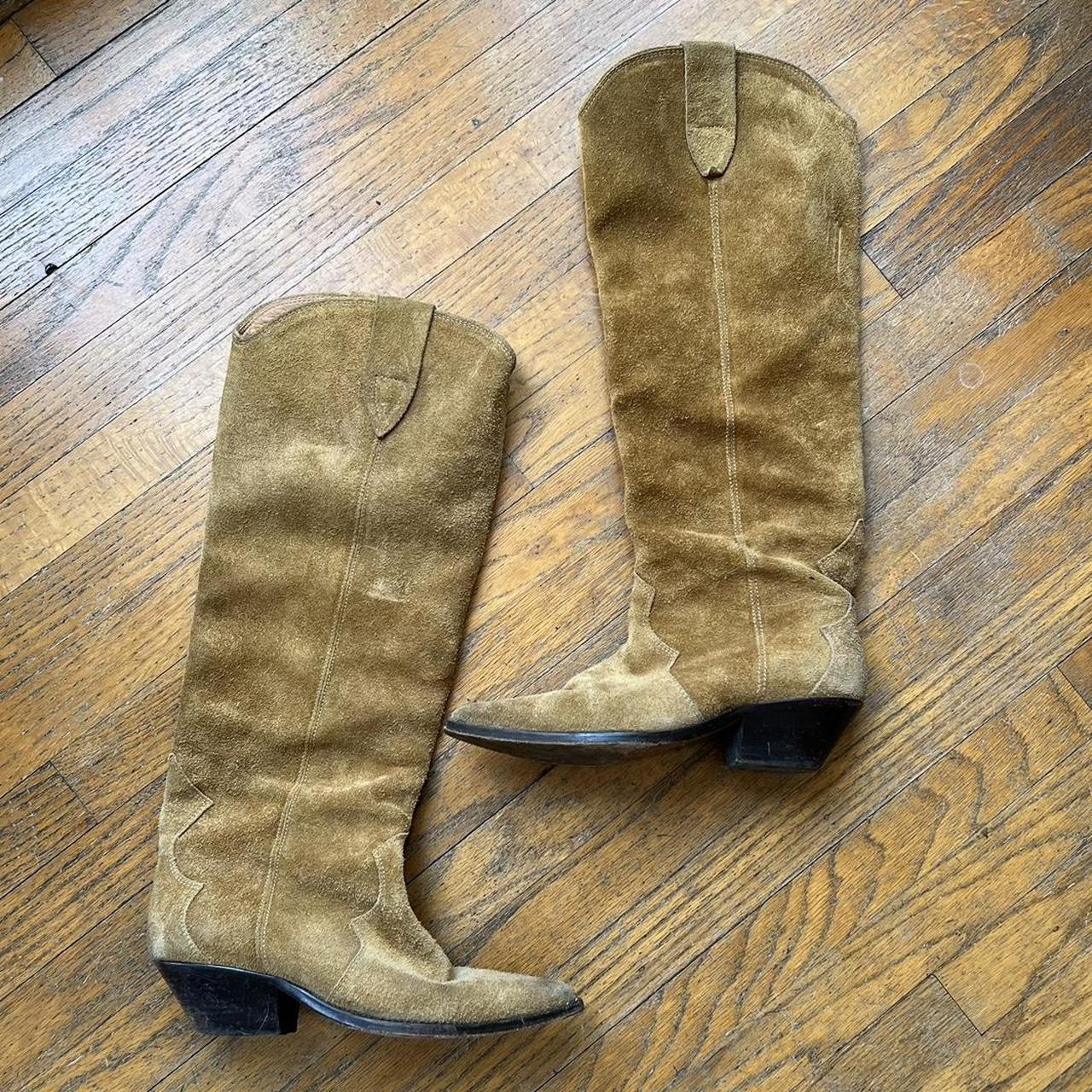 Isabel marant tan top boots