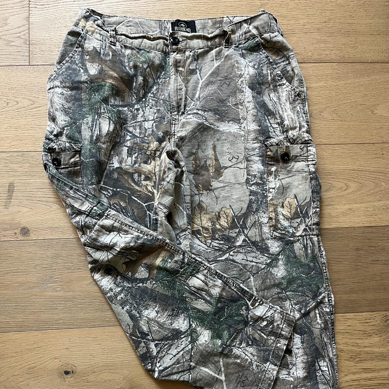 vintage cargo camo pants size large but had... - Depop