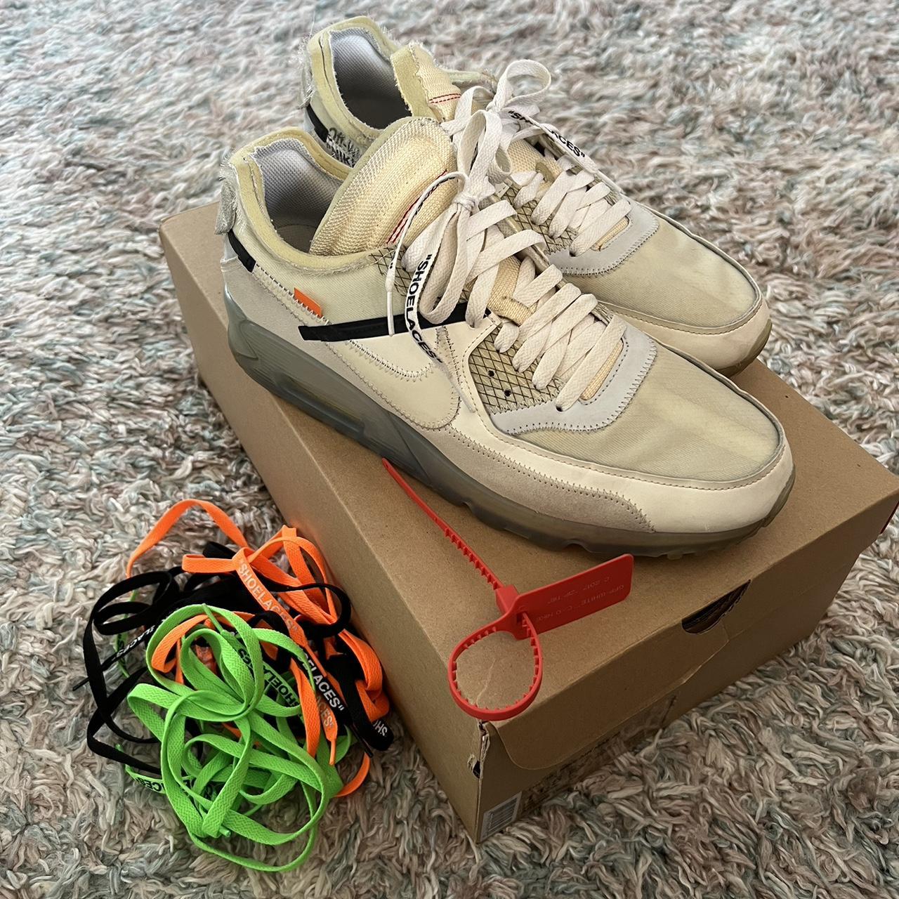 Off white Nike Air Max 90 General wear worn about 10