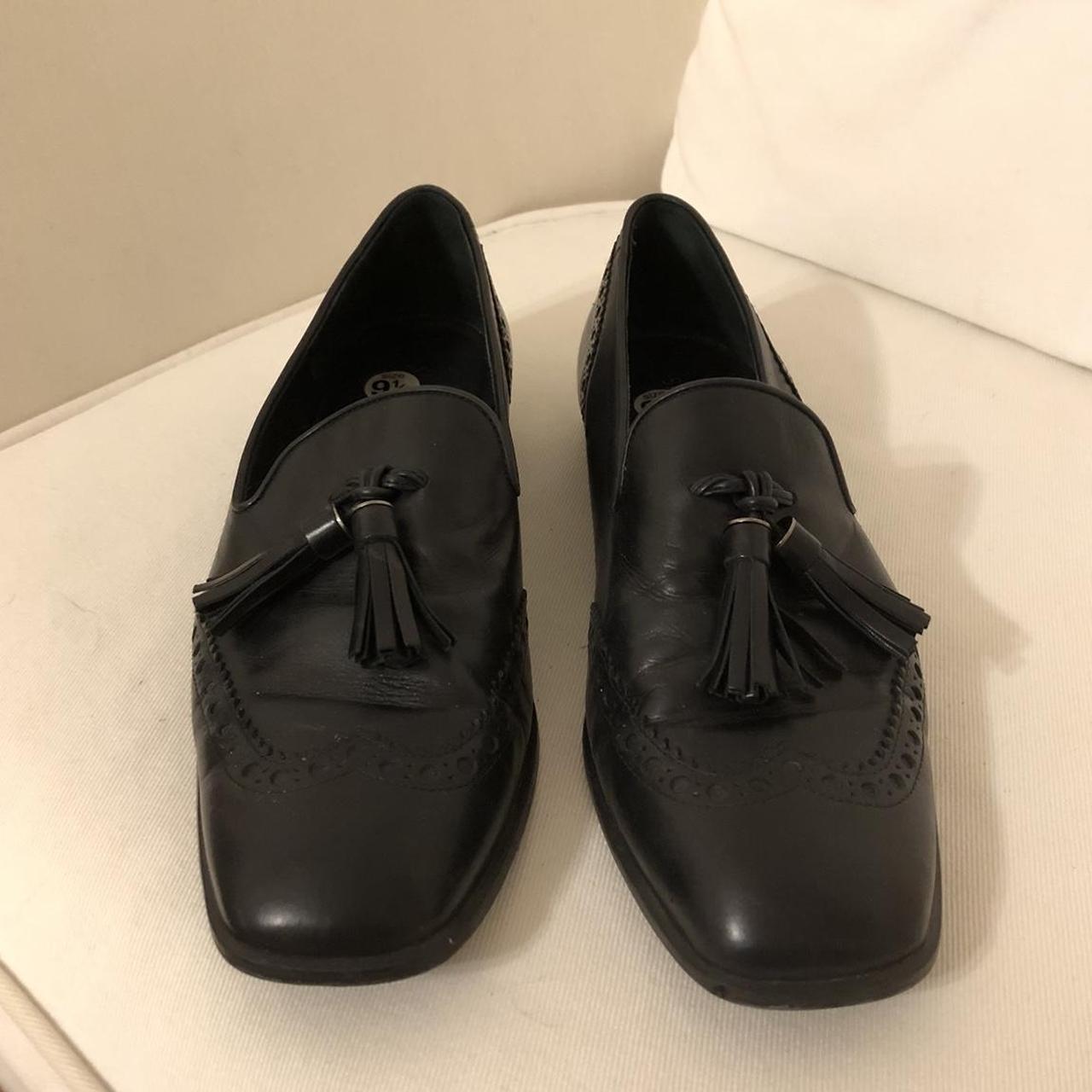 Stuart Weitzman Women's Black Loafers | Depop