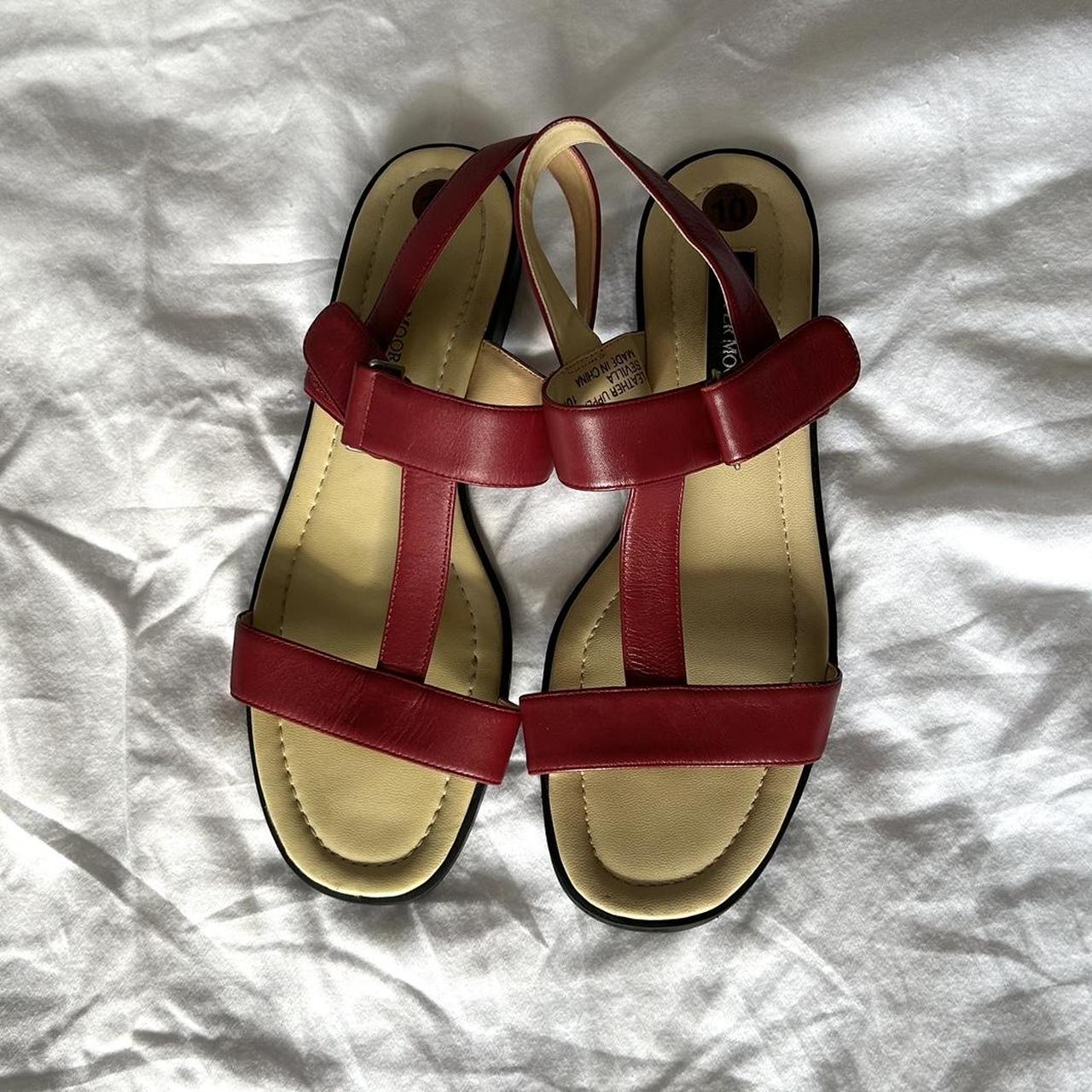 Buy Maroon Flat Sandals for Women by CARLO ROMANO Online | Ajio.com