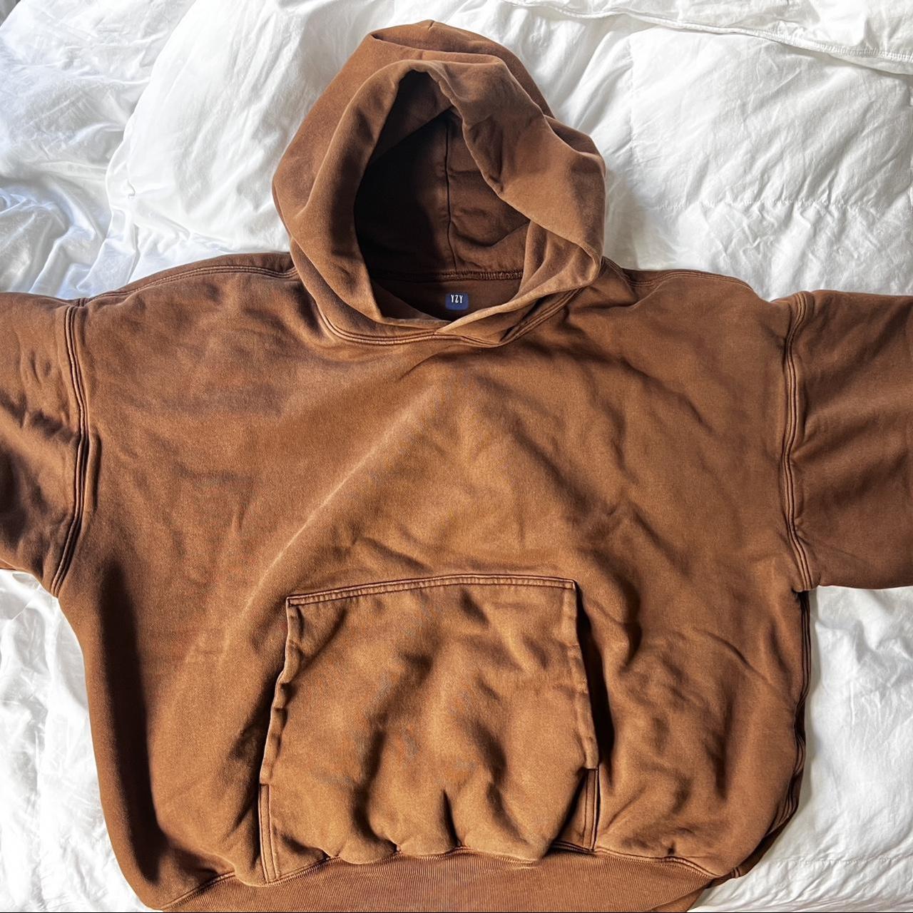 Perfect hoody for the fall season. Brown Yeezy... - Depop