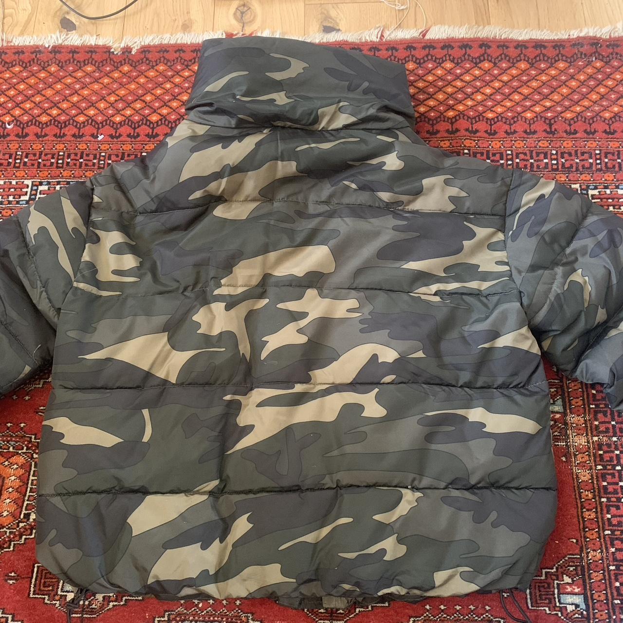 Camo puffer 2025 jacket primark