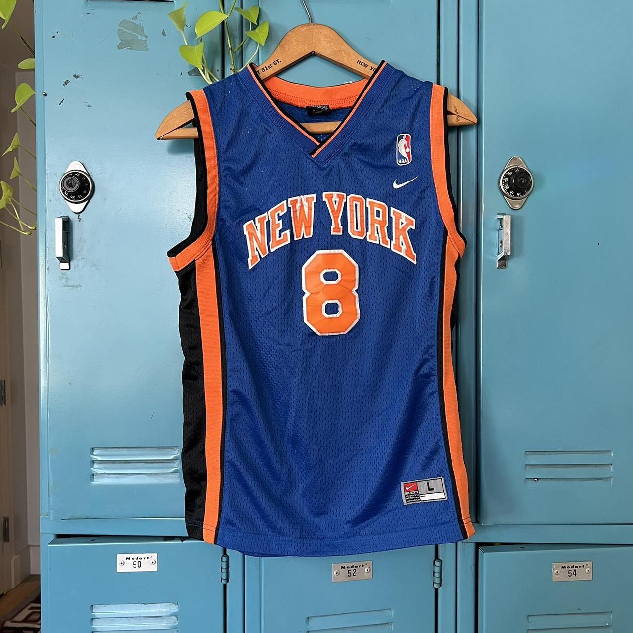 Sleeveless Nike basketball jersey. #8 Sprewell... - Depop