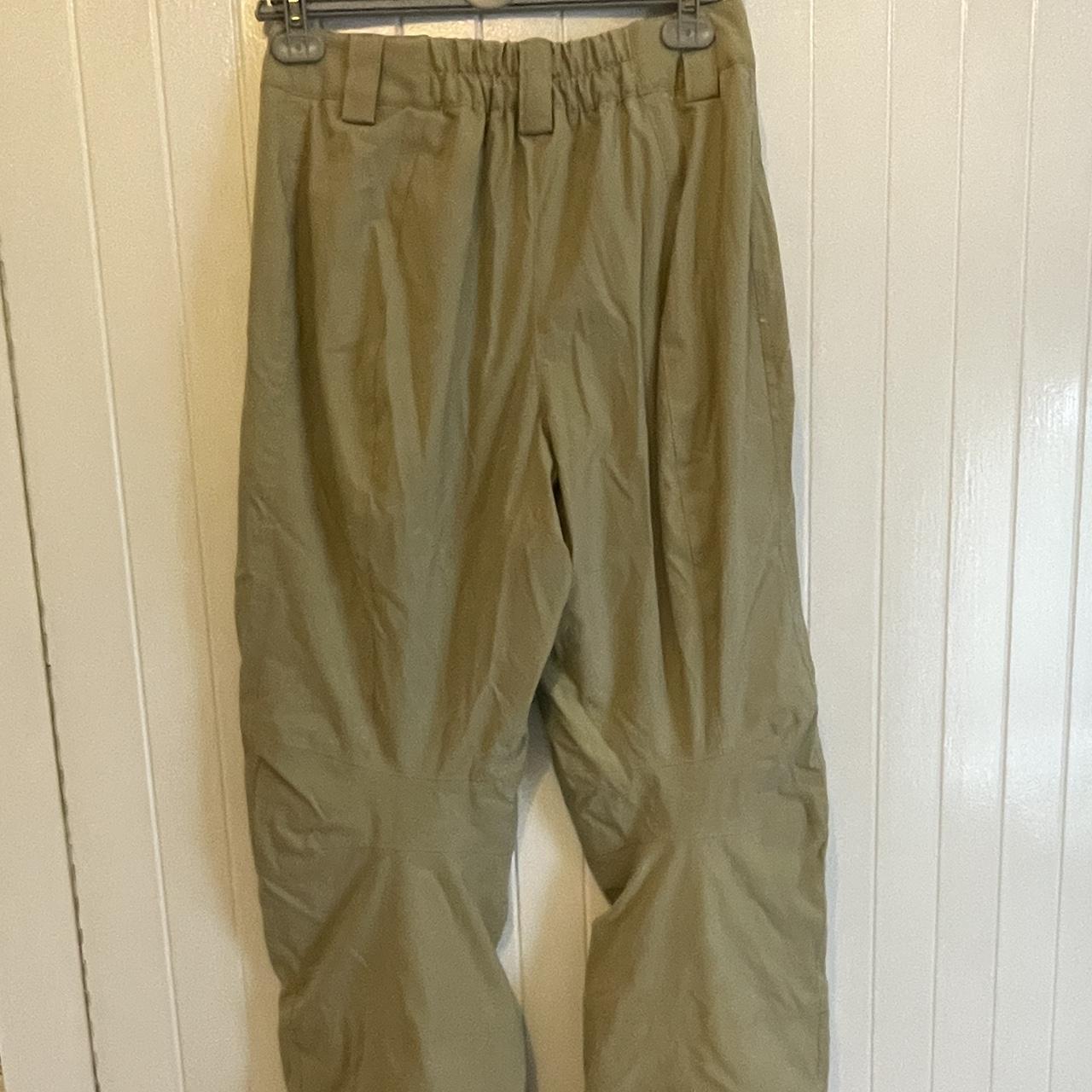 Women’s beige Patagonia ski salopettes. Size 10,... Depop