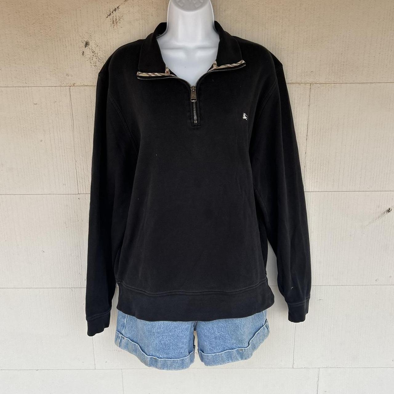 Burberry quarter zip pullover best sale