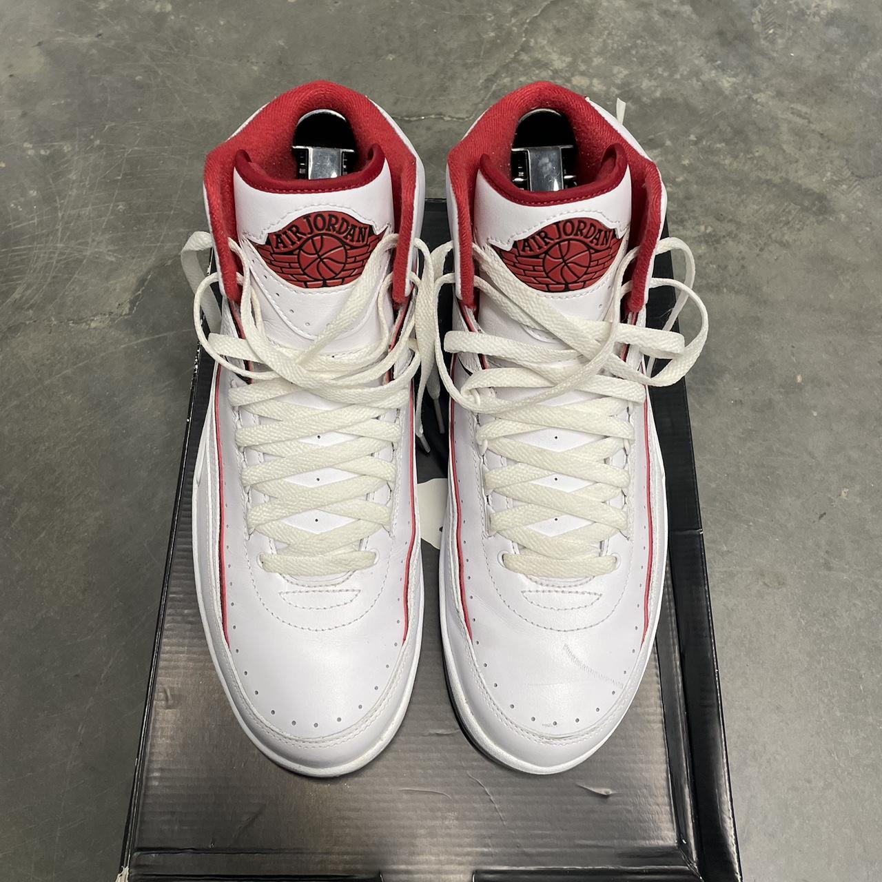 Jordan 2 White Red 2014. Og All. Good Condition. - Depop