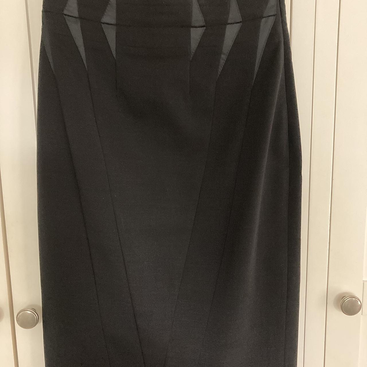 Karen Millen black pencil skirt in size UK 10 A... Depop