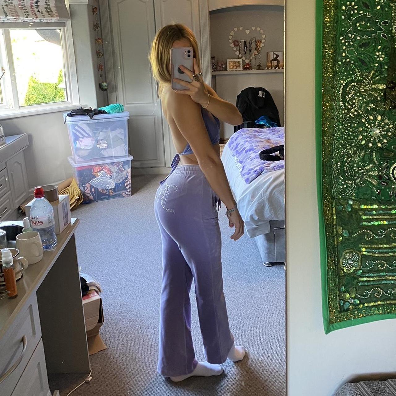 Lilac / pastel purple juicy couture tracksuit... Depop
