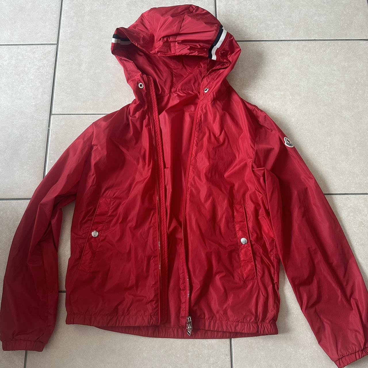 Moncler Grimpeurs Jacket Red Good condition without... - Depop