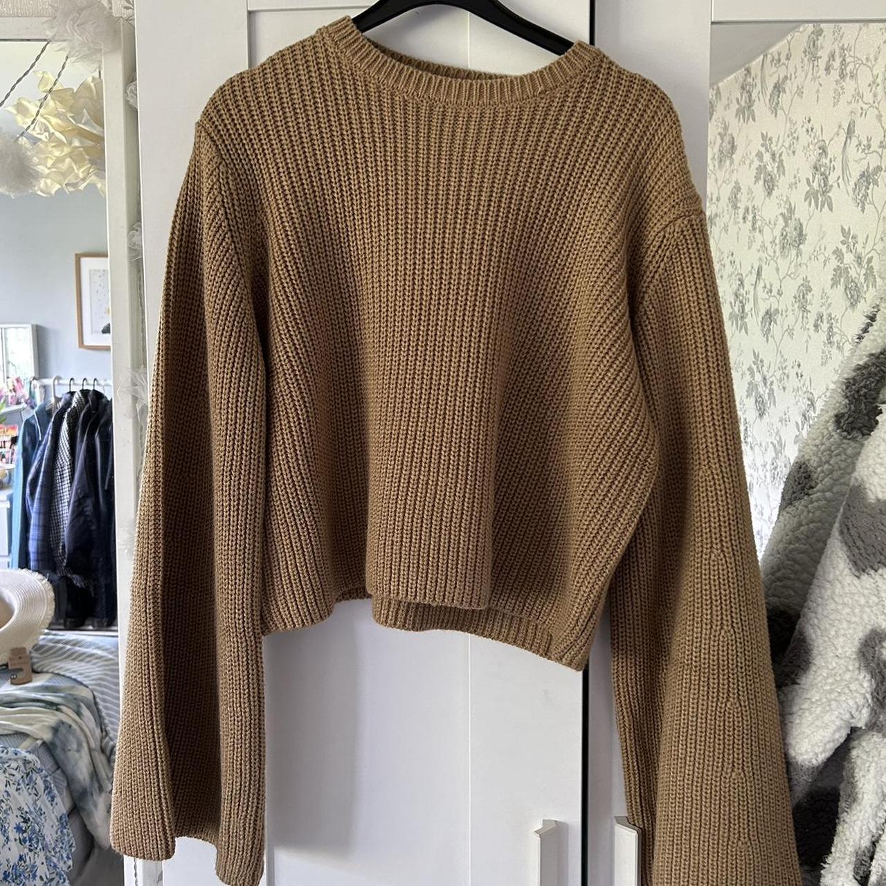 Zara knit jumper in size small has been worn once Depop