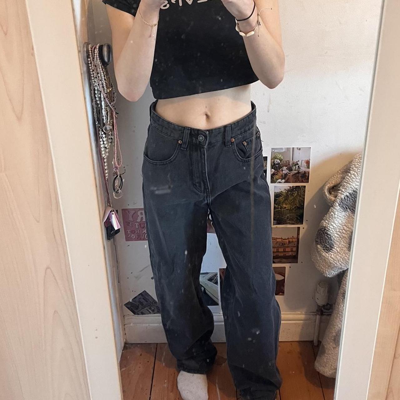 Motel Women's Black Jeans | Depop