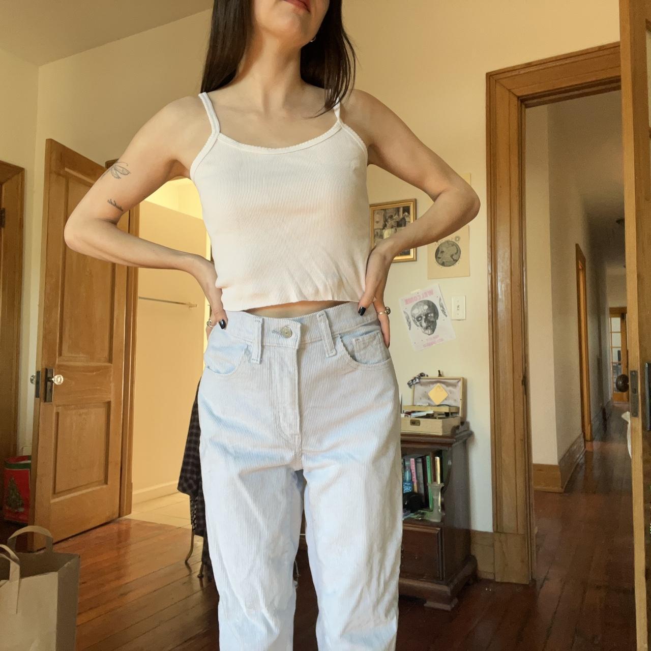 Light blue corduroy Levi pants // jeans !! Levi... - Depop