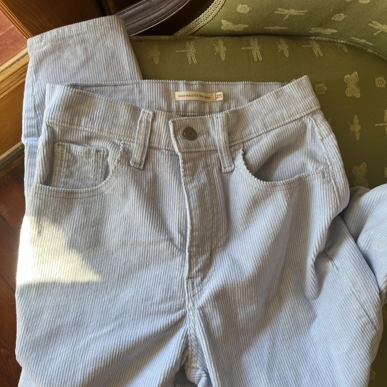 Light blue corduroy Levi pants // jeans !! Levi... - Depop