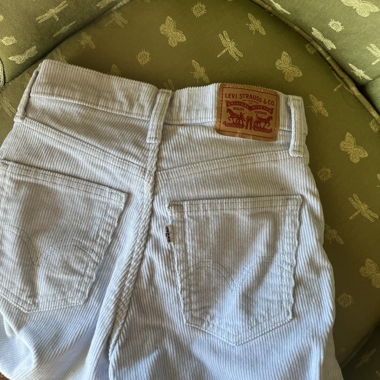 Light blue corduroy Levi pants // jeans !! Levi... - Depop