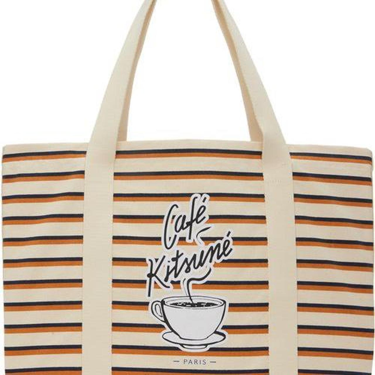 Cafe kitsune tote bag sale