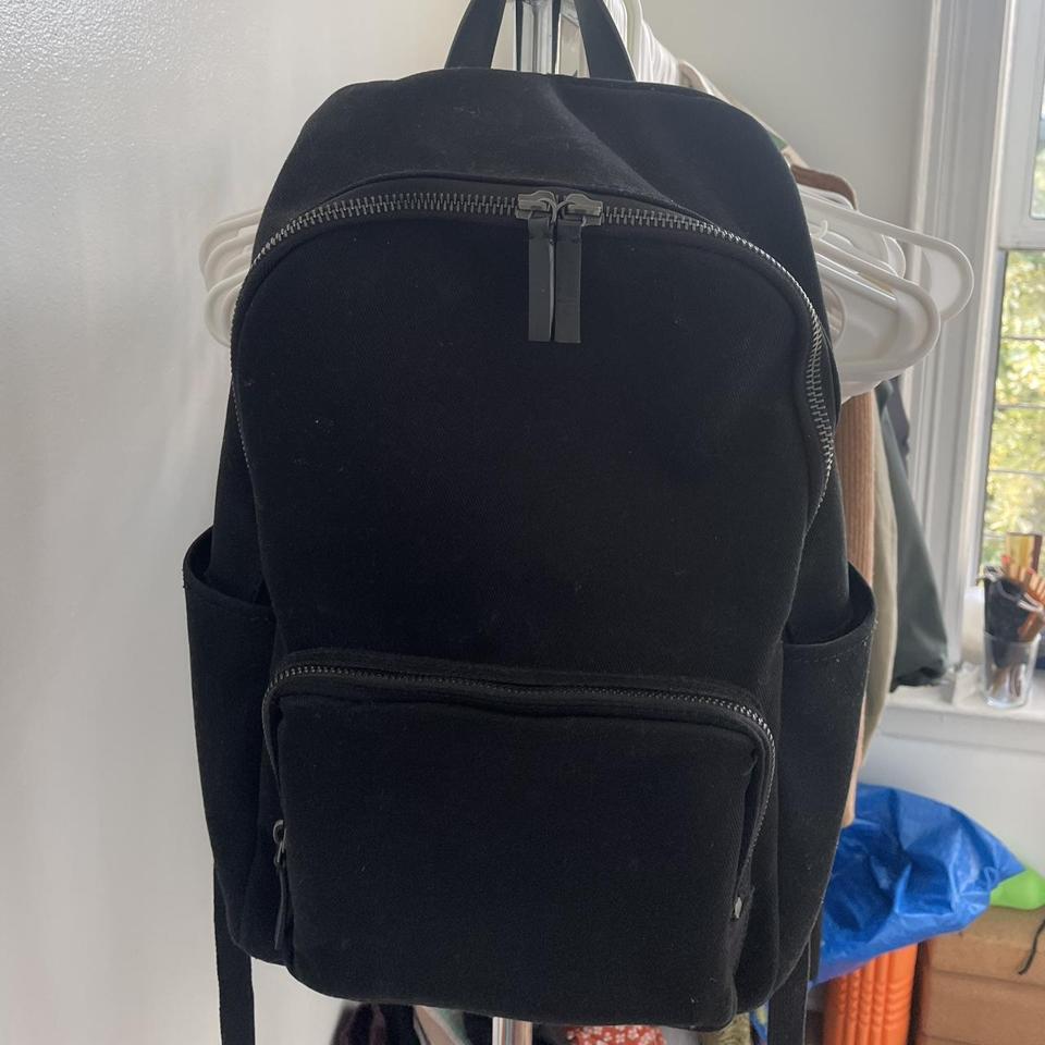 Everlane The Modern Snap Backpack deals in Dipped Black New Unisex Travel Bag