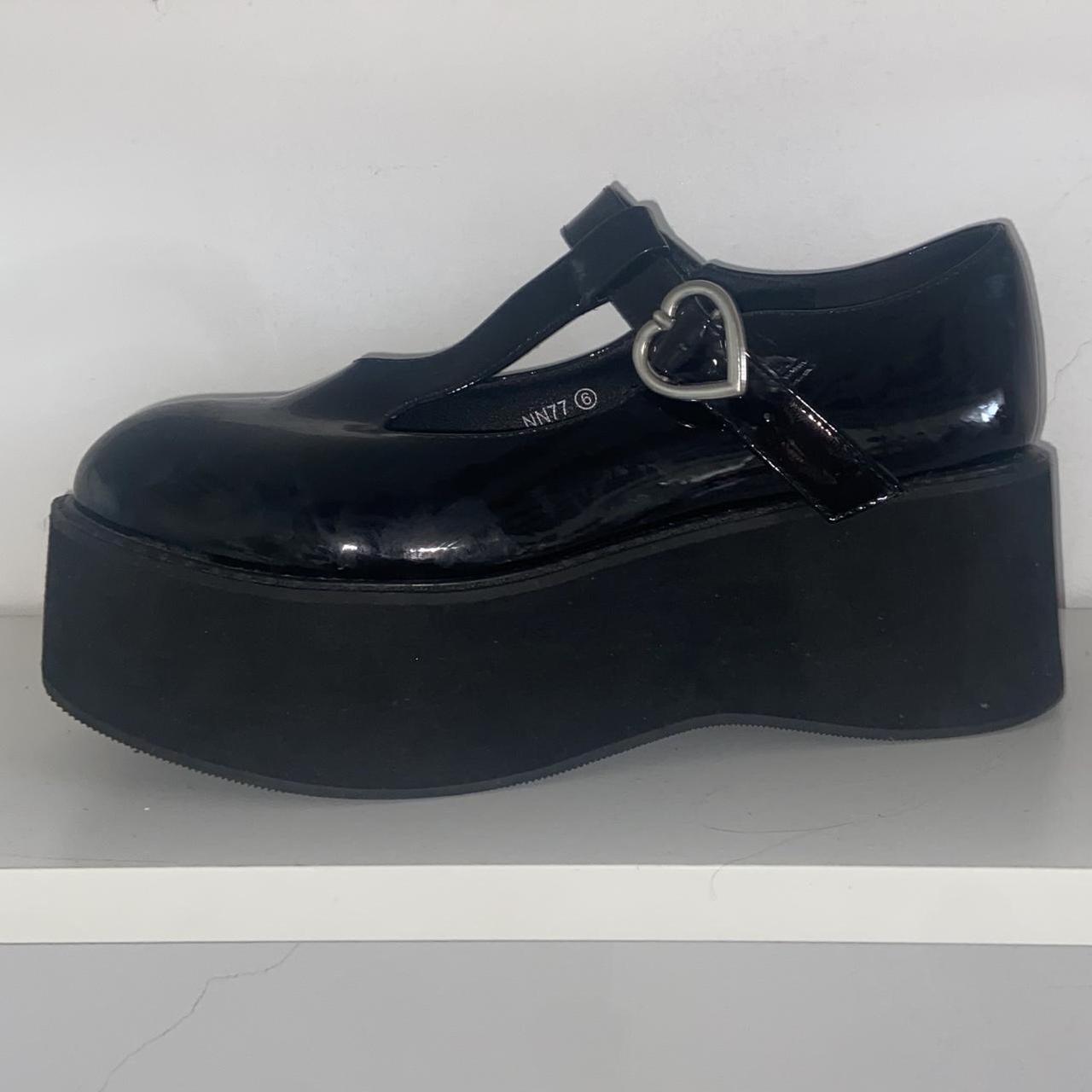 KOI footwear moreno platform mary janes with heart... Depop