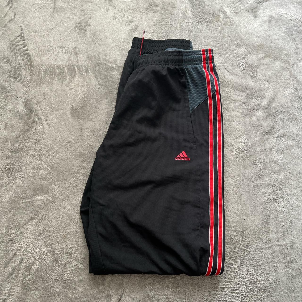 Vintage adidas joggers Baggy fit Cuffed bottoms... - Depop