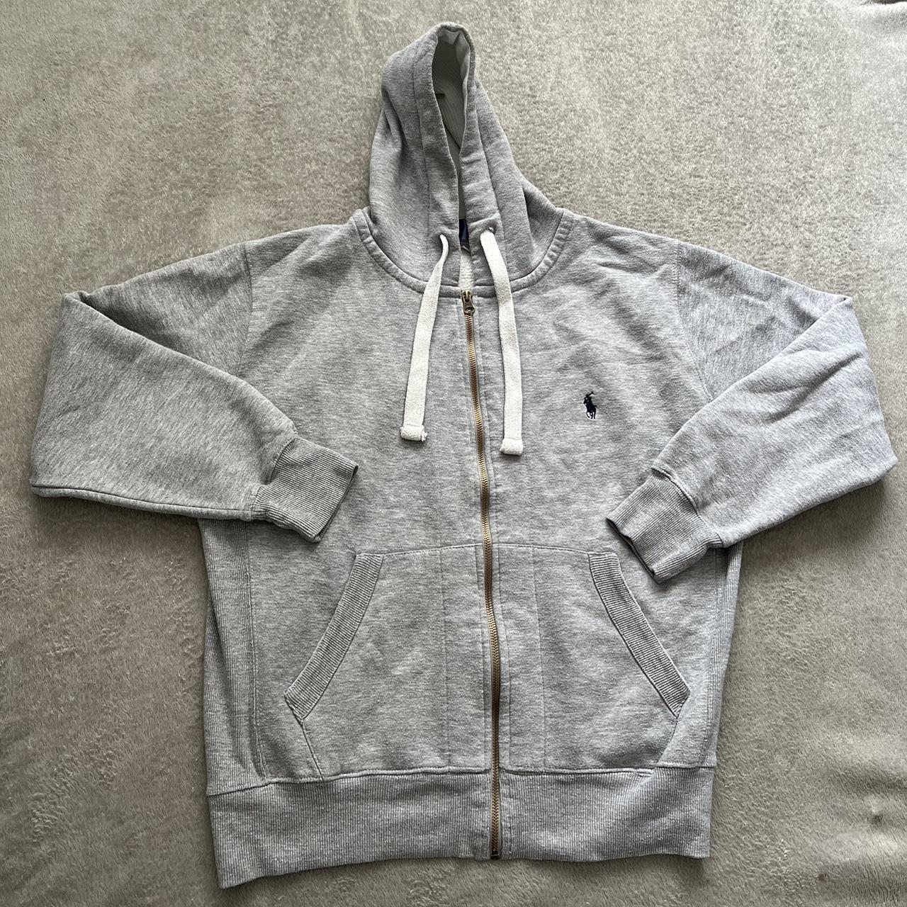 Stunning vintage Y2K Ralph Lauren hoodie ⚡️ Grey... - Depop