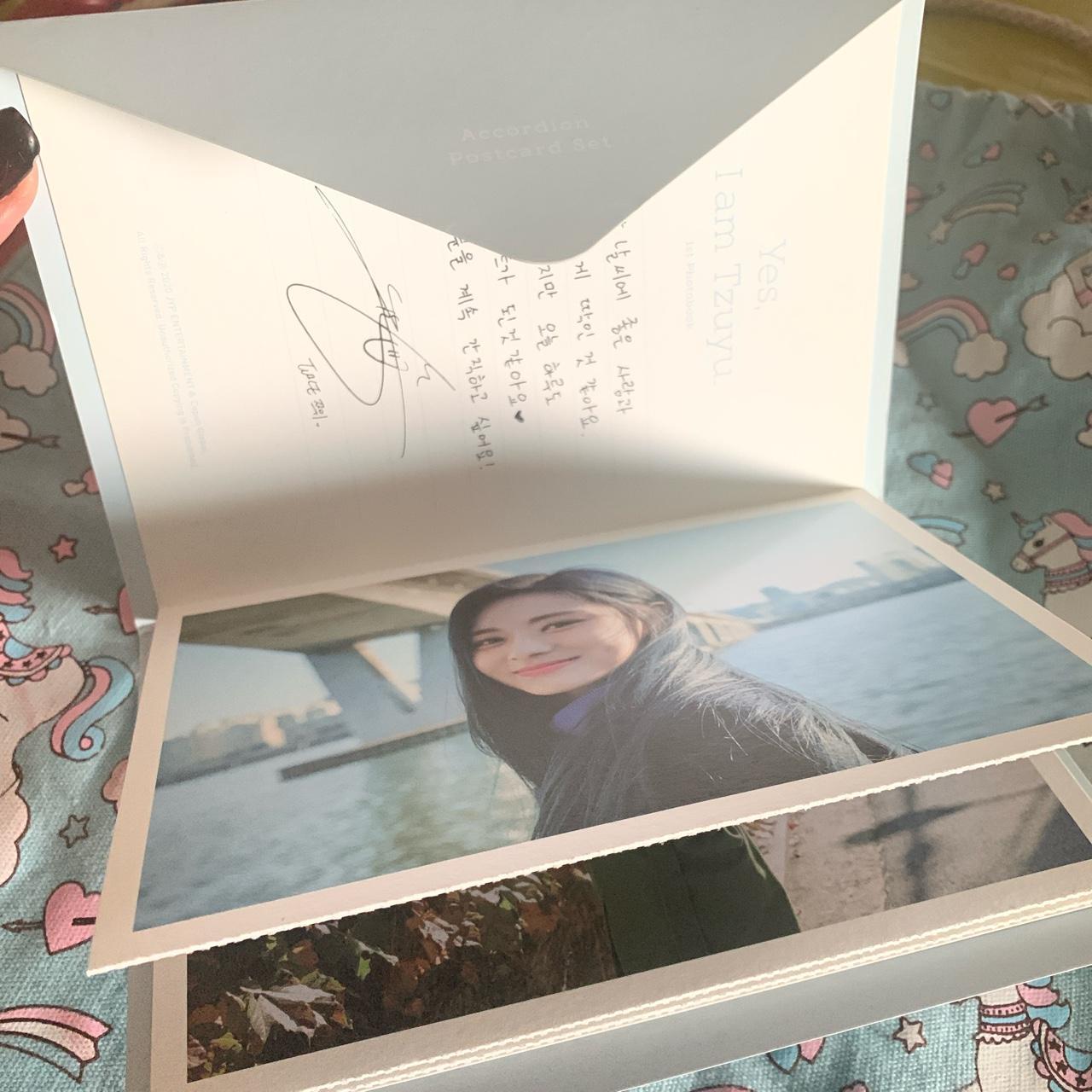 Twice Yes, I Am Tzuyu Accordion postcard set From... - Depop