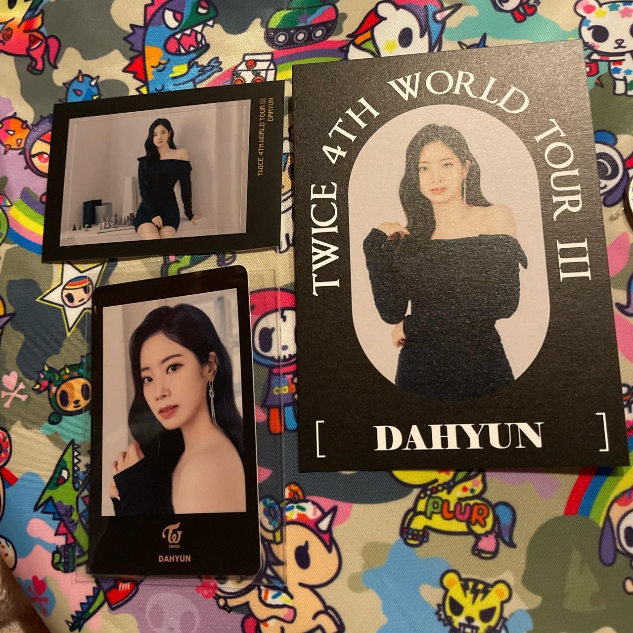 TWICE 4th World Tour III Dahyun Stickers Photocard Depop