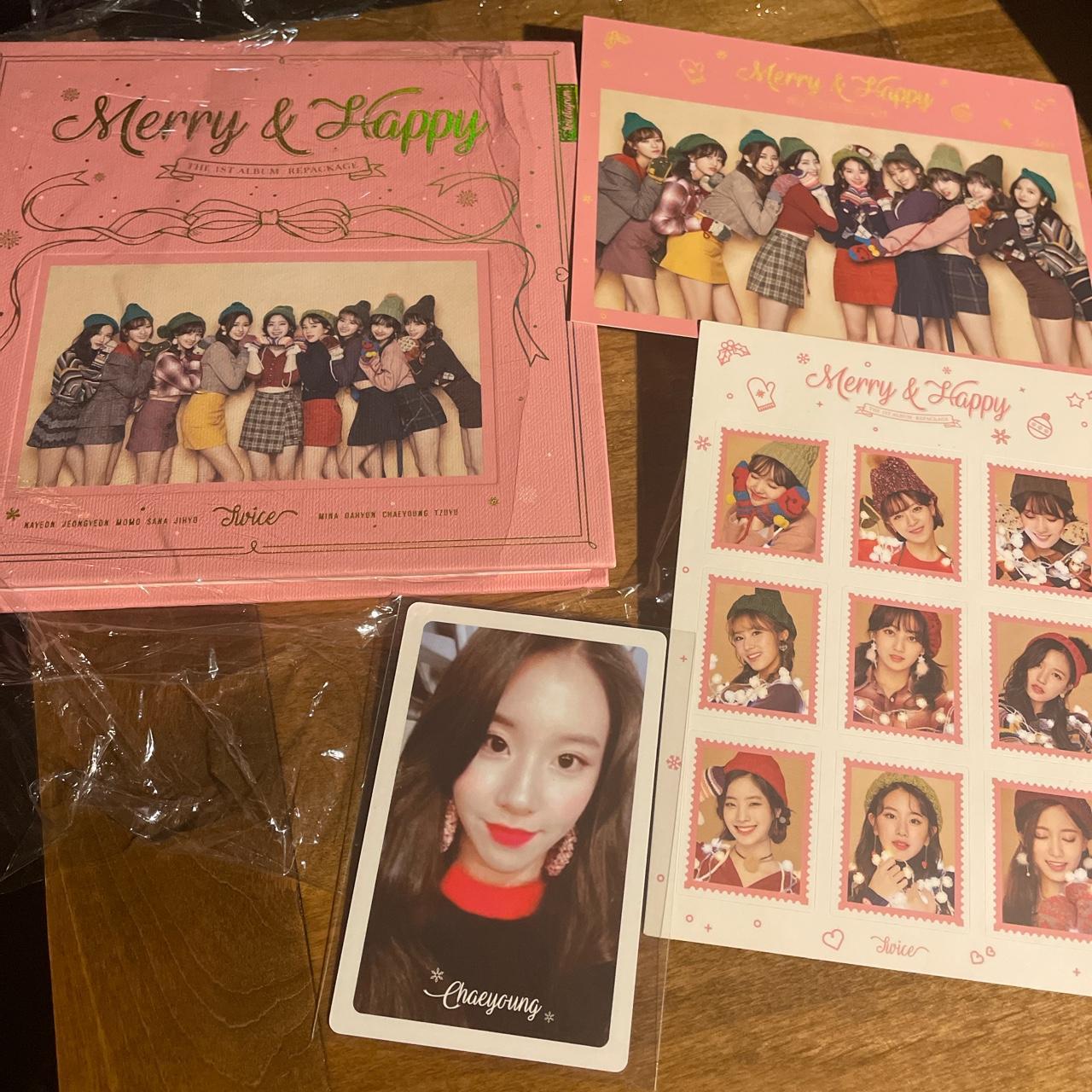 Twice Merry & Happy Album Photo book Chaeyoung cd… - Depop