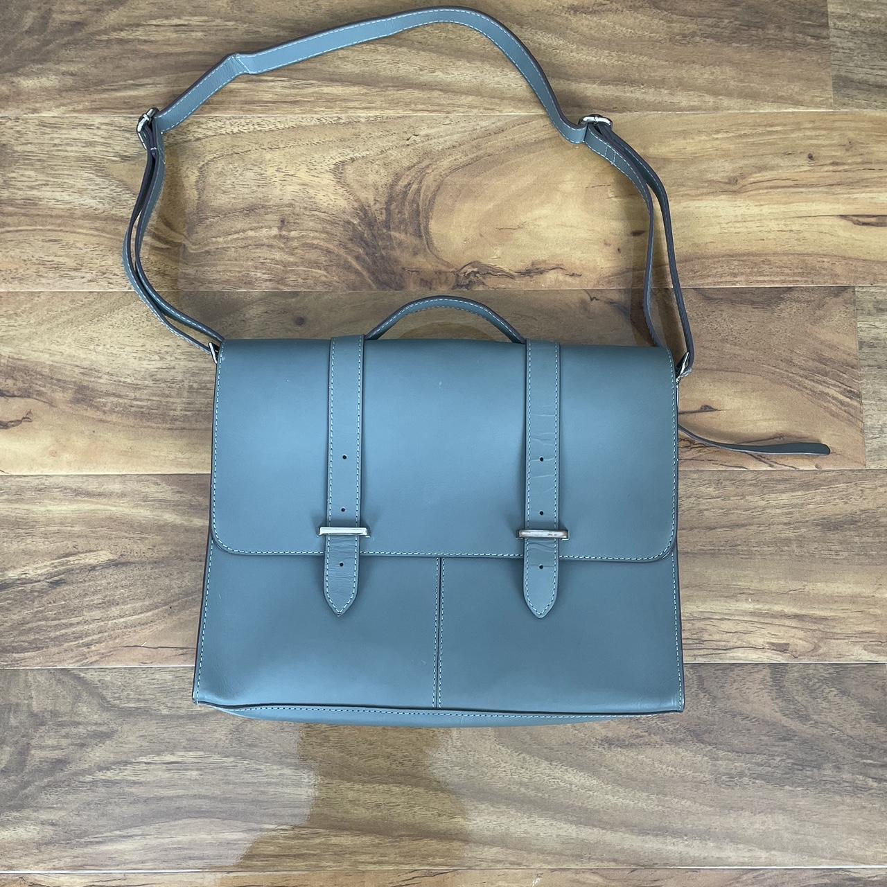 Clarks leather hot sale satchel bag