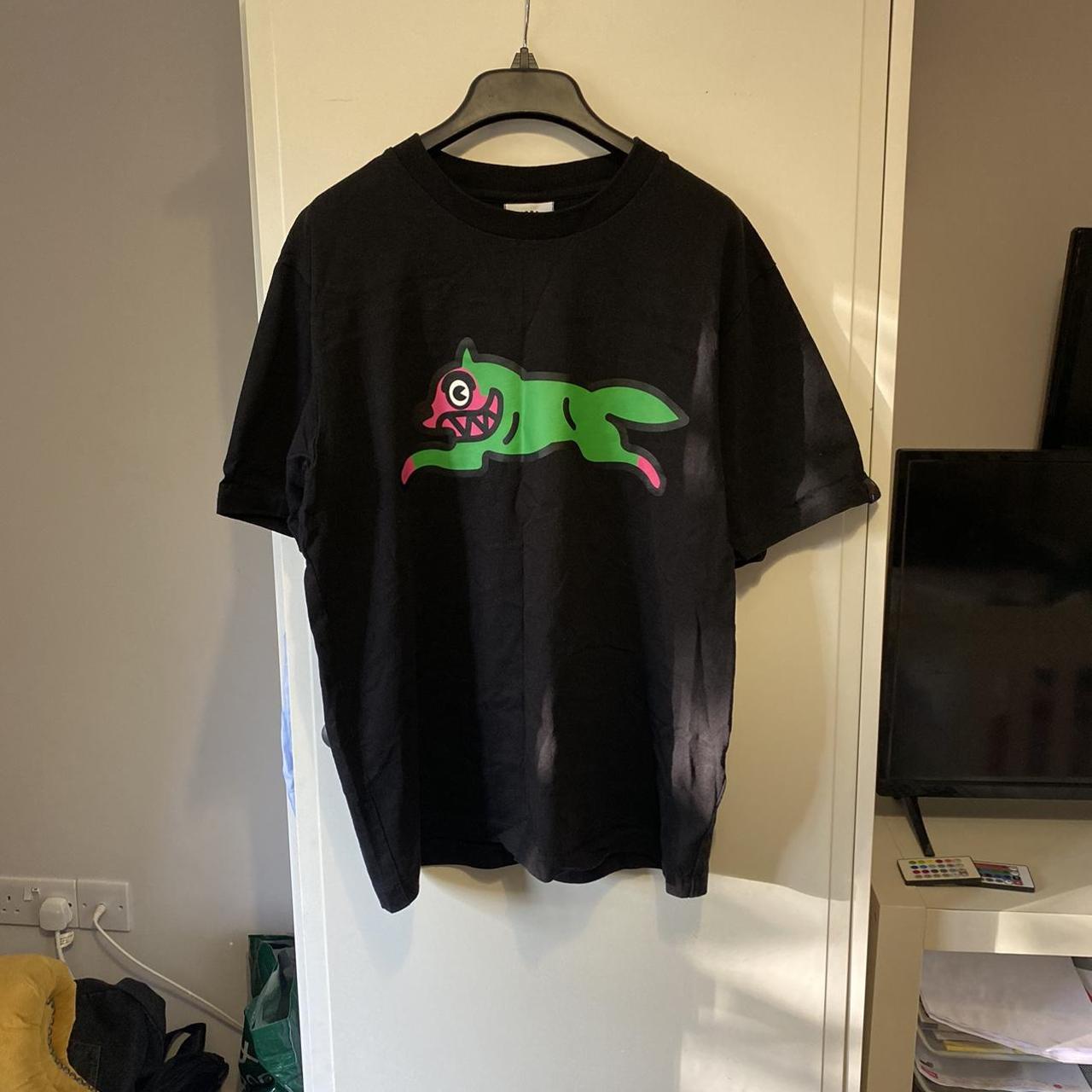 Green Running dog ice cream tshirt by Billionaire... Depop