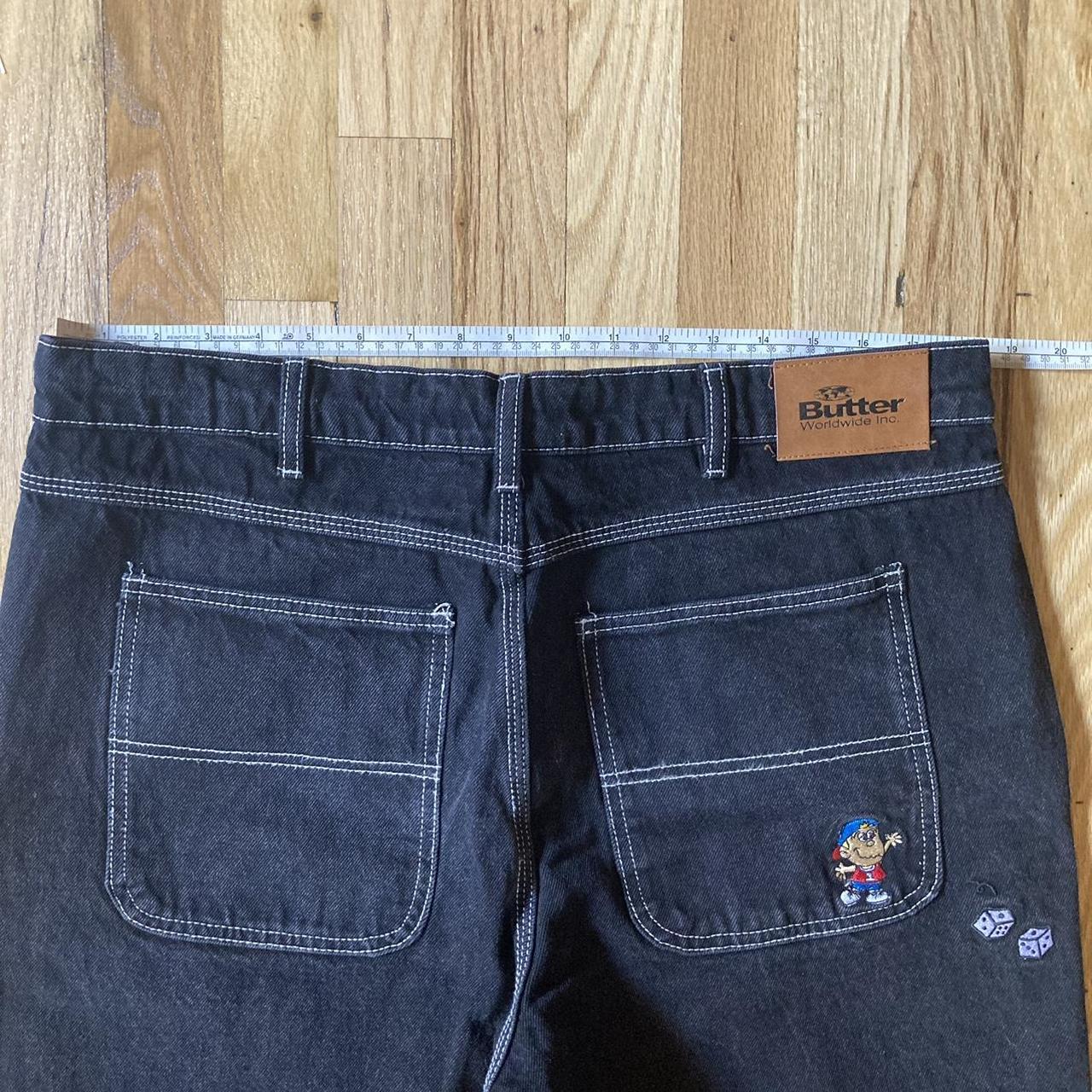 Butter Goods Relaxed, Loose Fit Denim. Embroidered... Depop