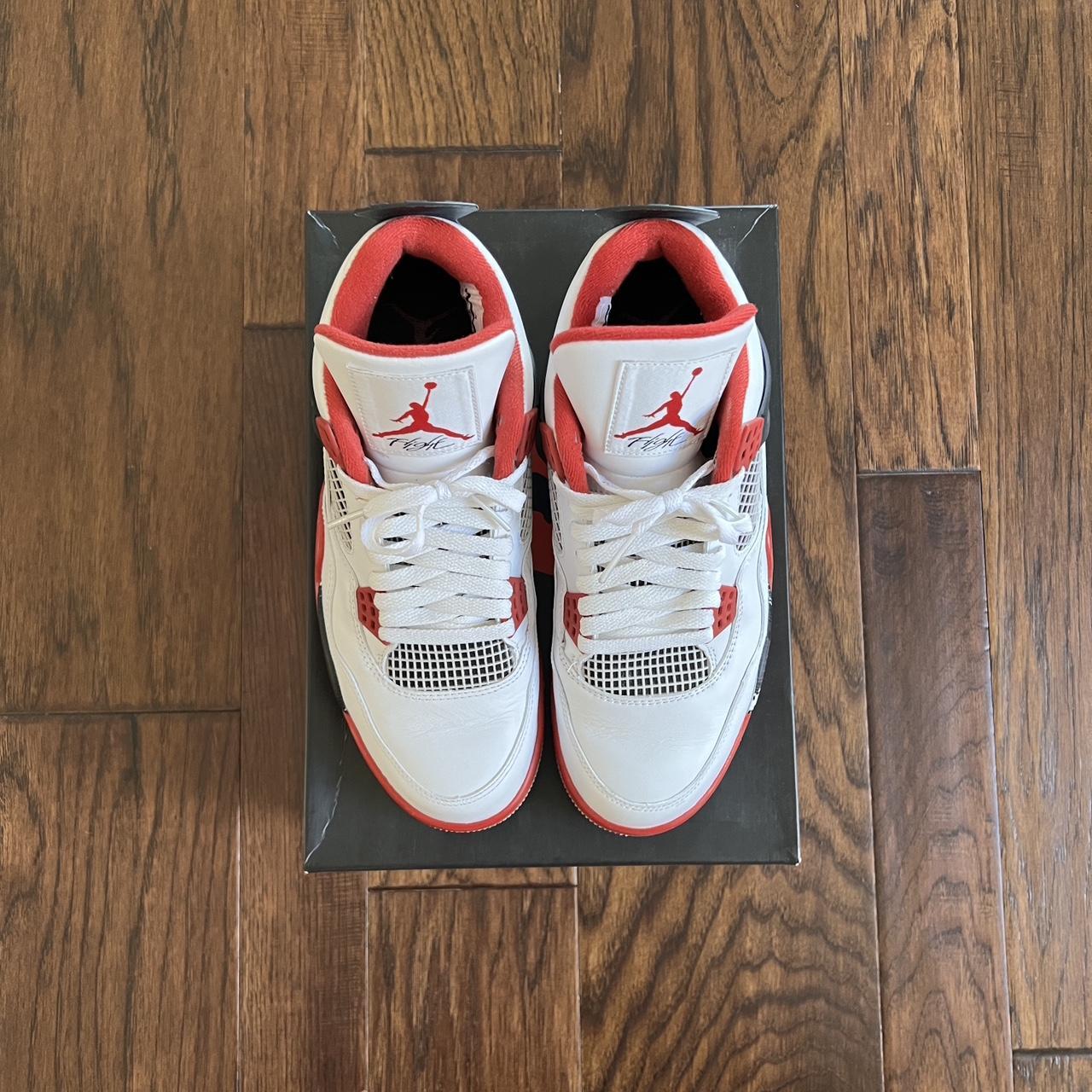 mens jordan 4 fire red