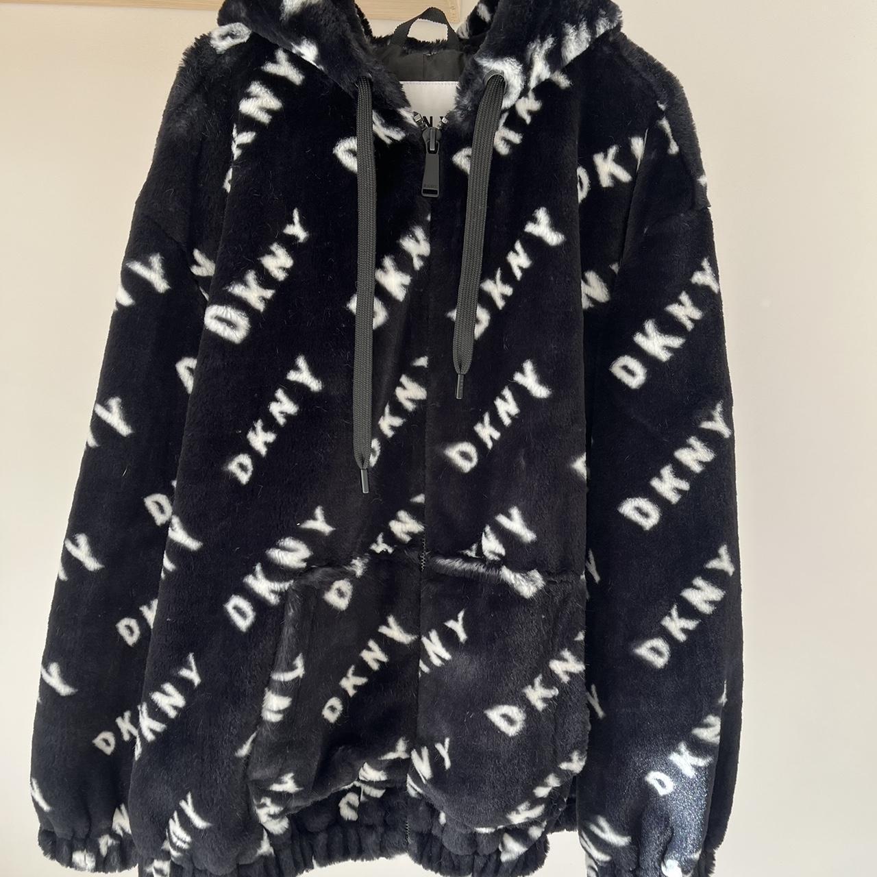 Dkny fluffy hoodie sale