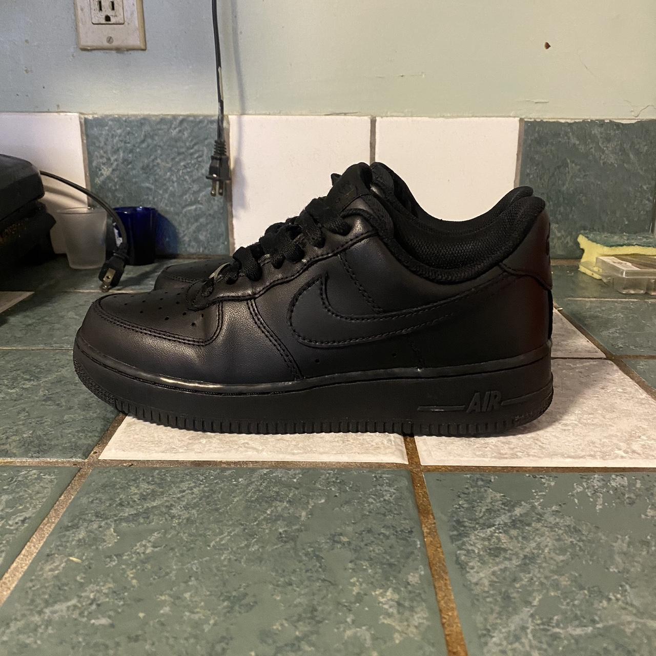 Size 13 - Nike Air Force 1 '07 LV8 Dark Sulphur - Depop