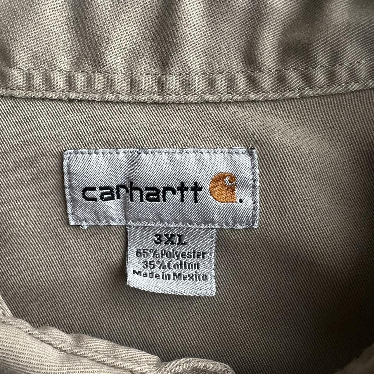 Carhartt shirt. Beige. 3XL. Measurements Width Depop