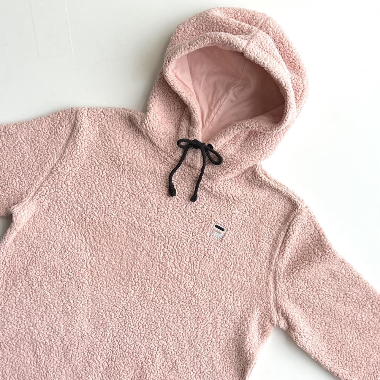 Light pink shop fila hoodie