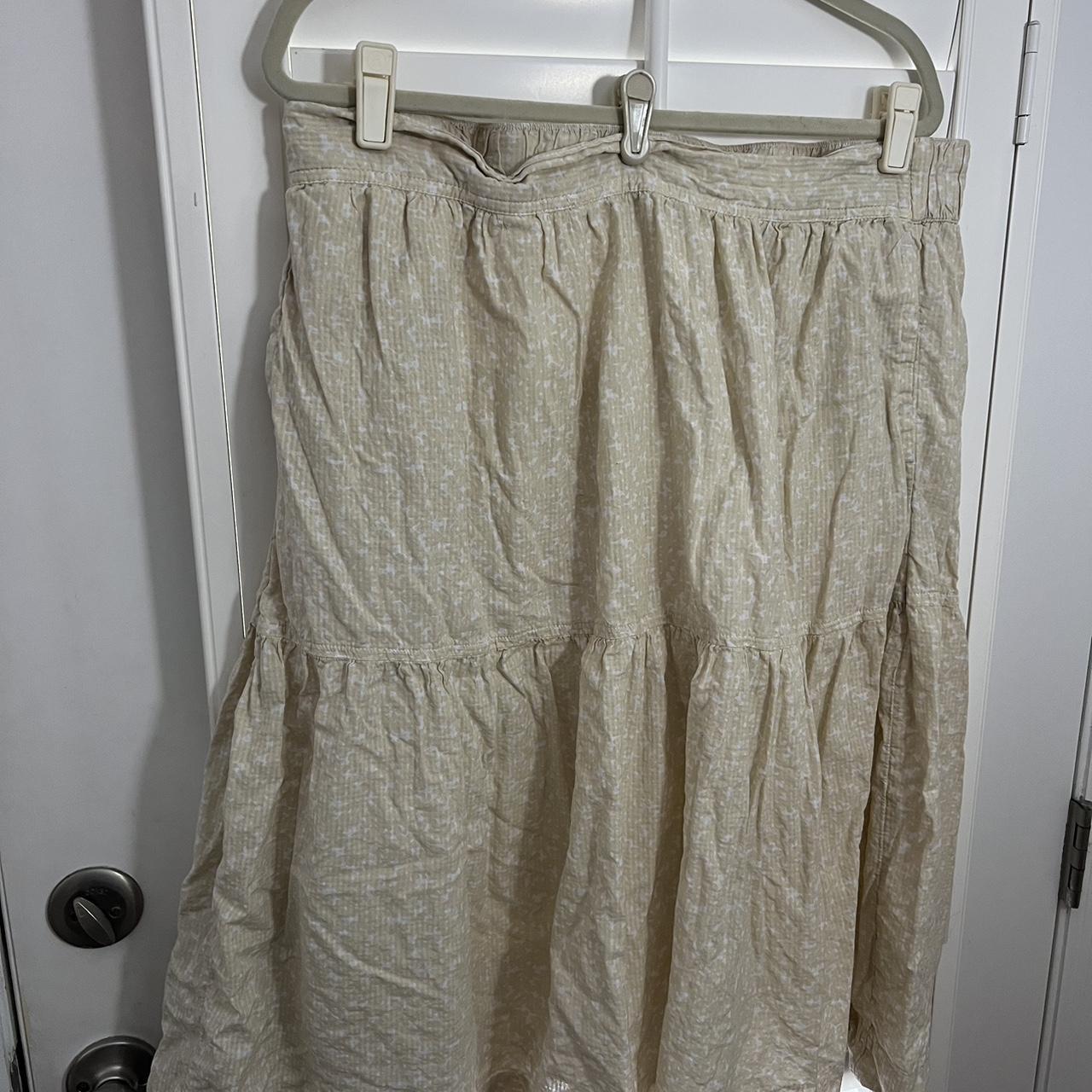 Free Assembly Women's Cream and White Skirt (5)