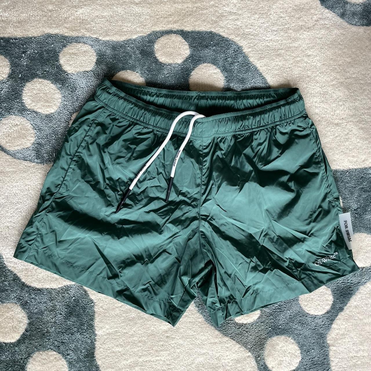 Men's Green Swim-briefs-shorts | Depop