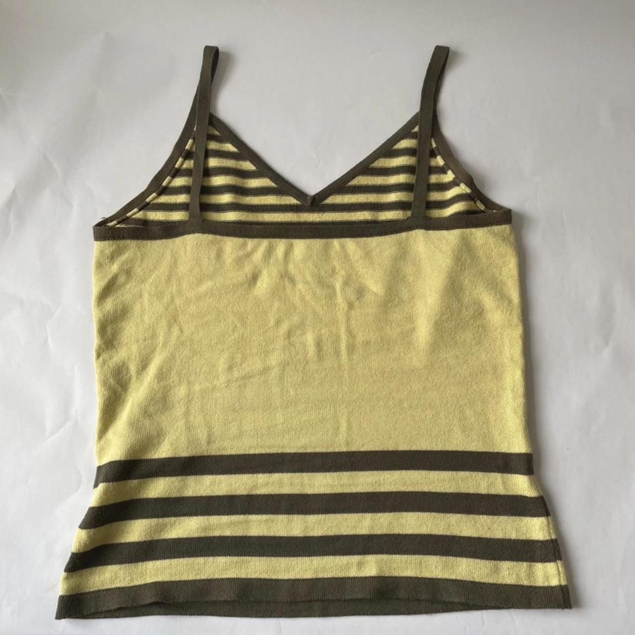 Marks and Spencer’s knit vest top Striped pattern... Depop