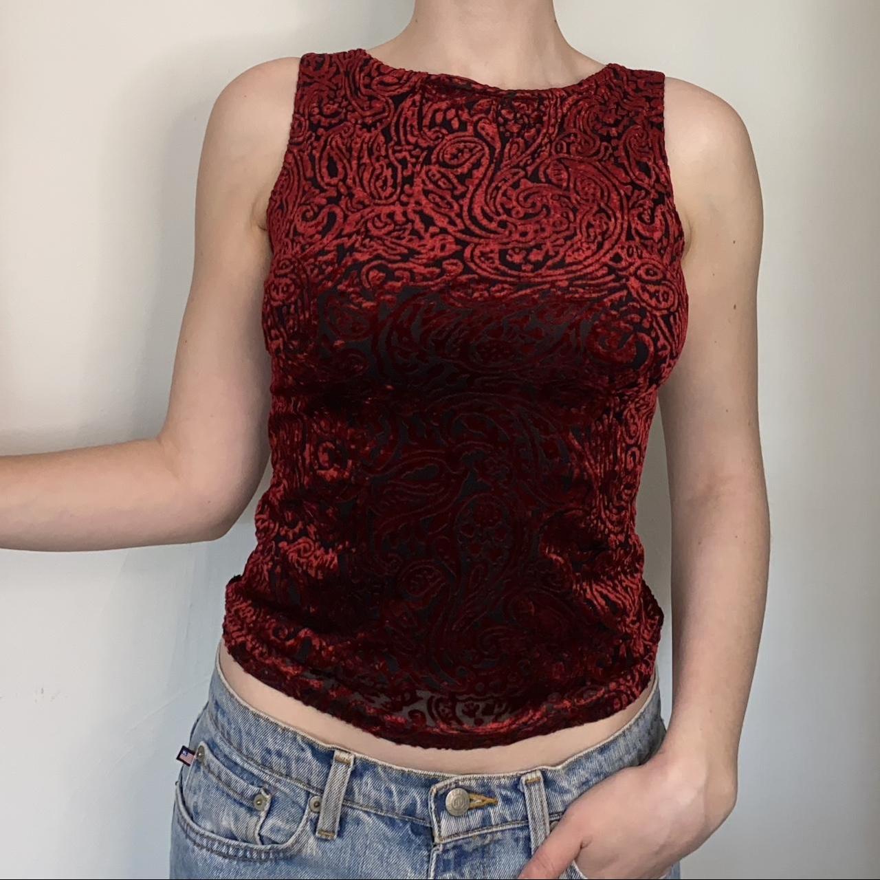 🥀 Vintage 90s Sheer Back Top 🥀 Perfect Office to... Depop