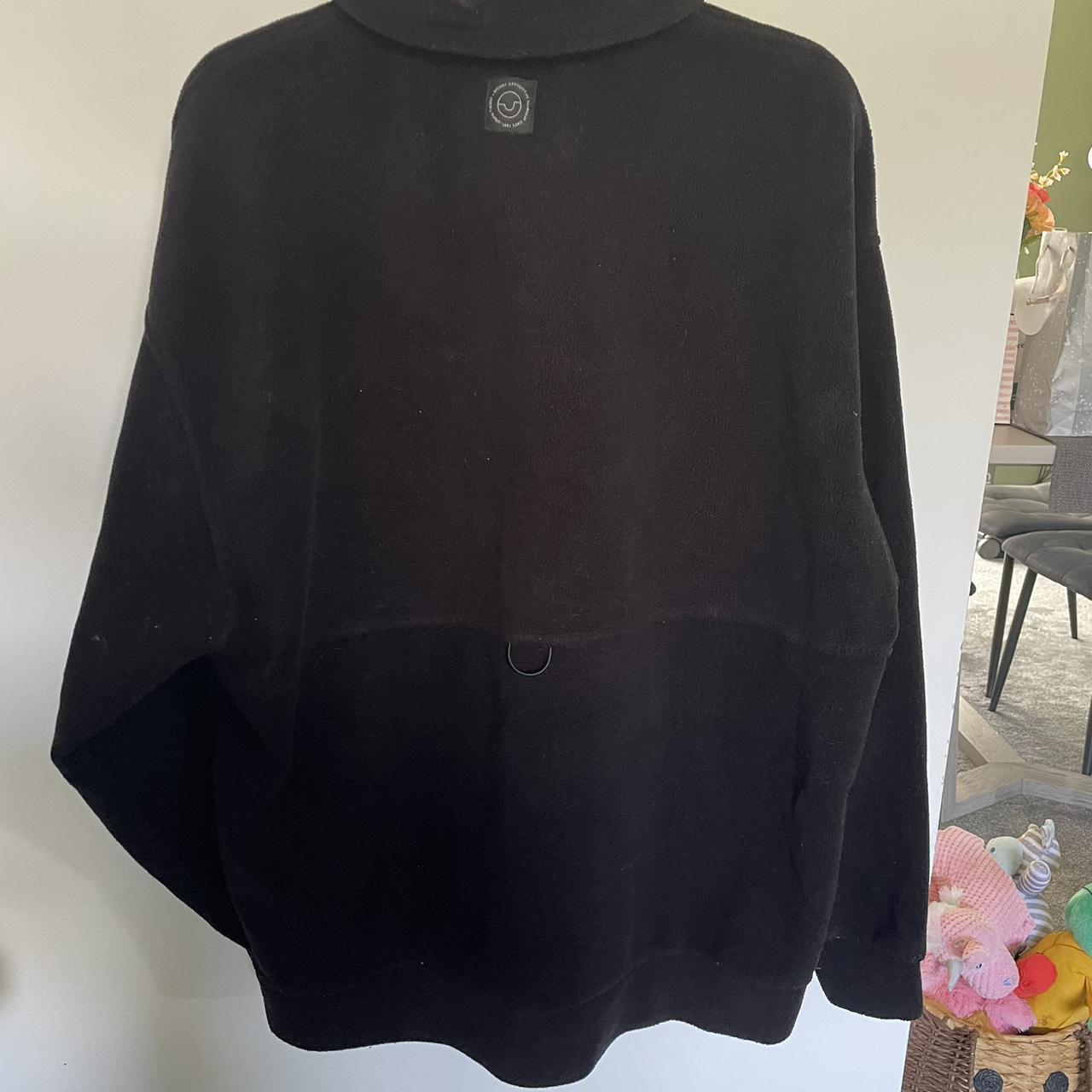 Pull and Bear Quarter Zip Fleece Relaxed fit Size... Depop