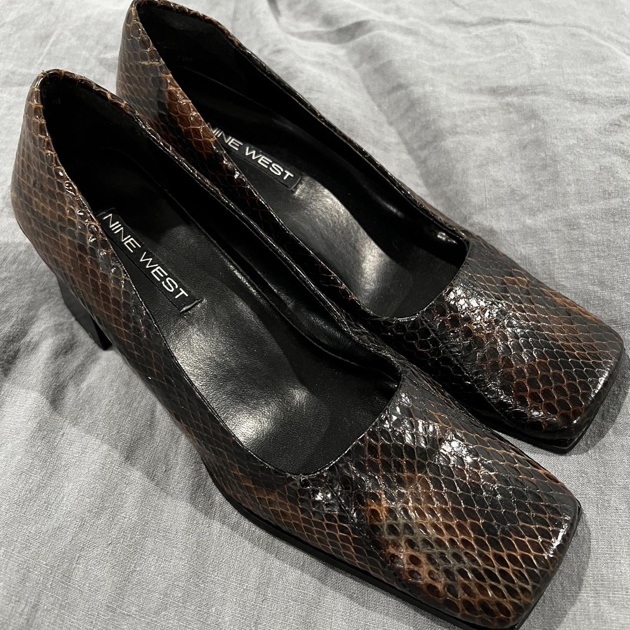 Nine west snakeskin hot sale shoes