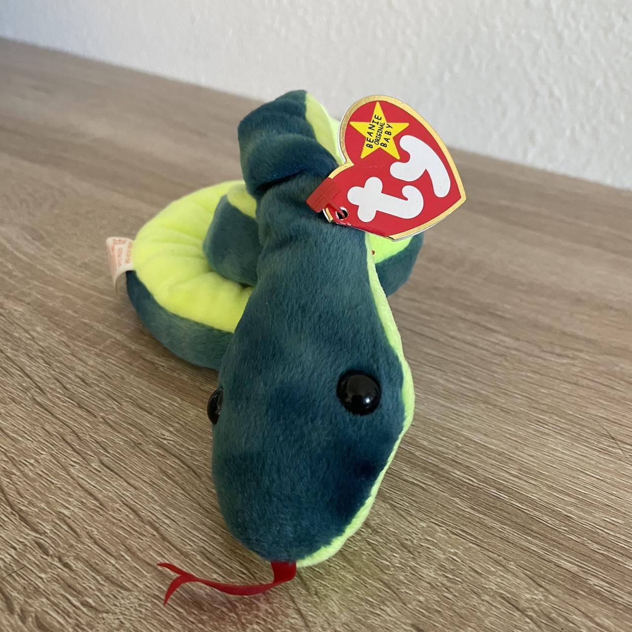 Hissy snake beanie baby hissy snakeplush... Depop