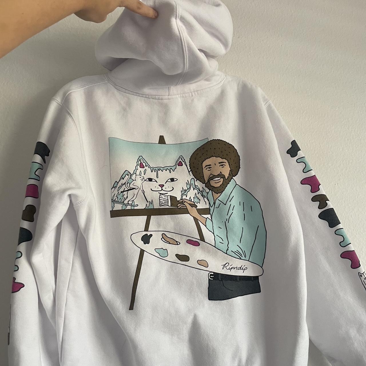 Ripndipxbobross small cat hoodie ripndip. Depop