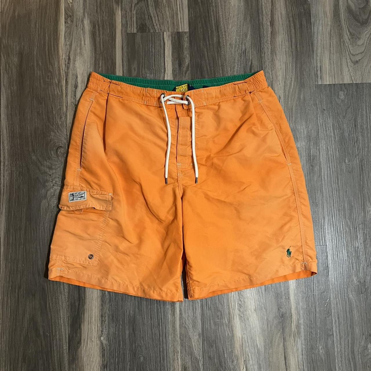 Polo Ralph Lauren Men's Orange Swim-briefs-shorts | Depop