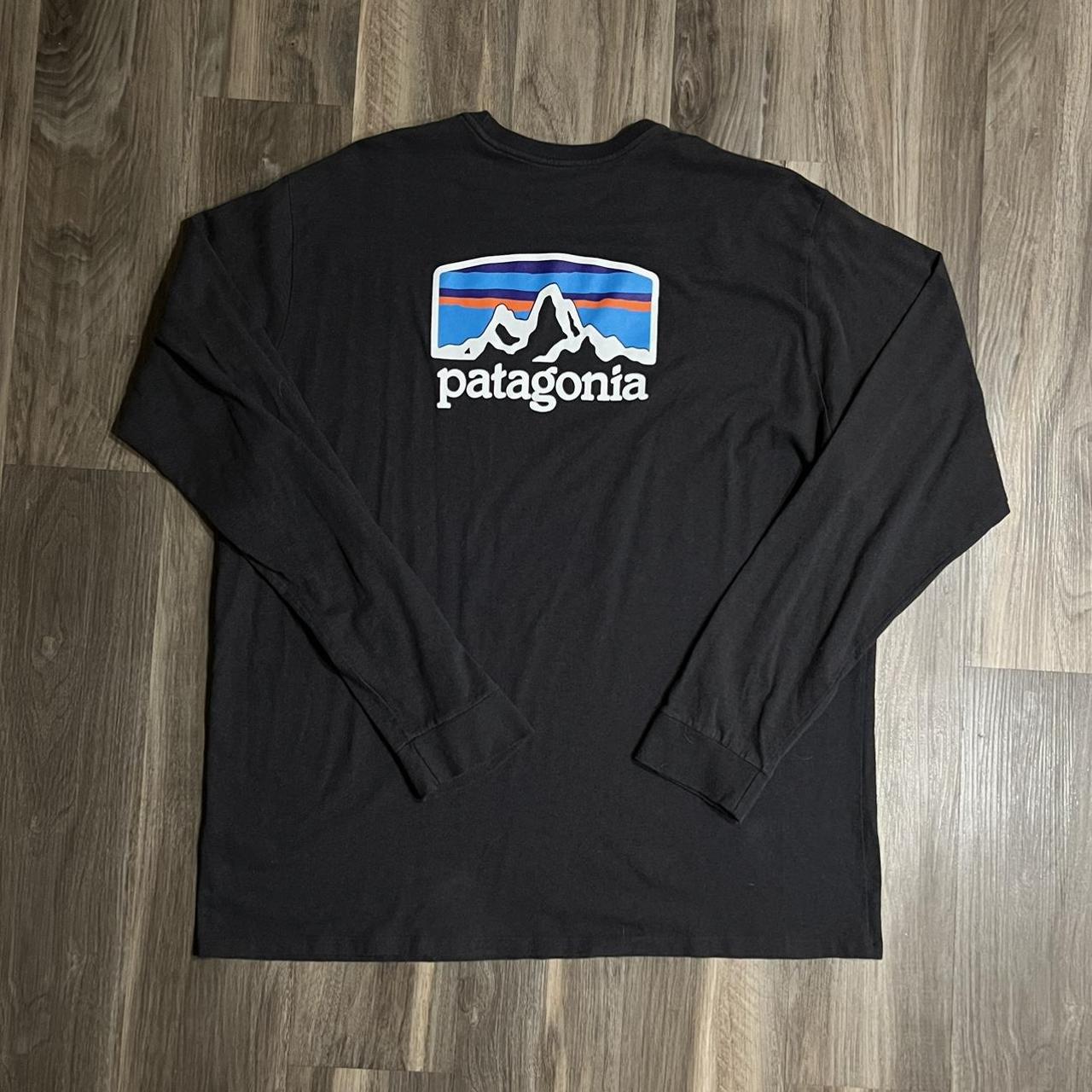 Patagonia Long Sleeve Organic Cotton Responsibilitee... - Depop